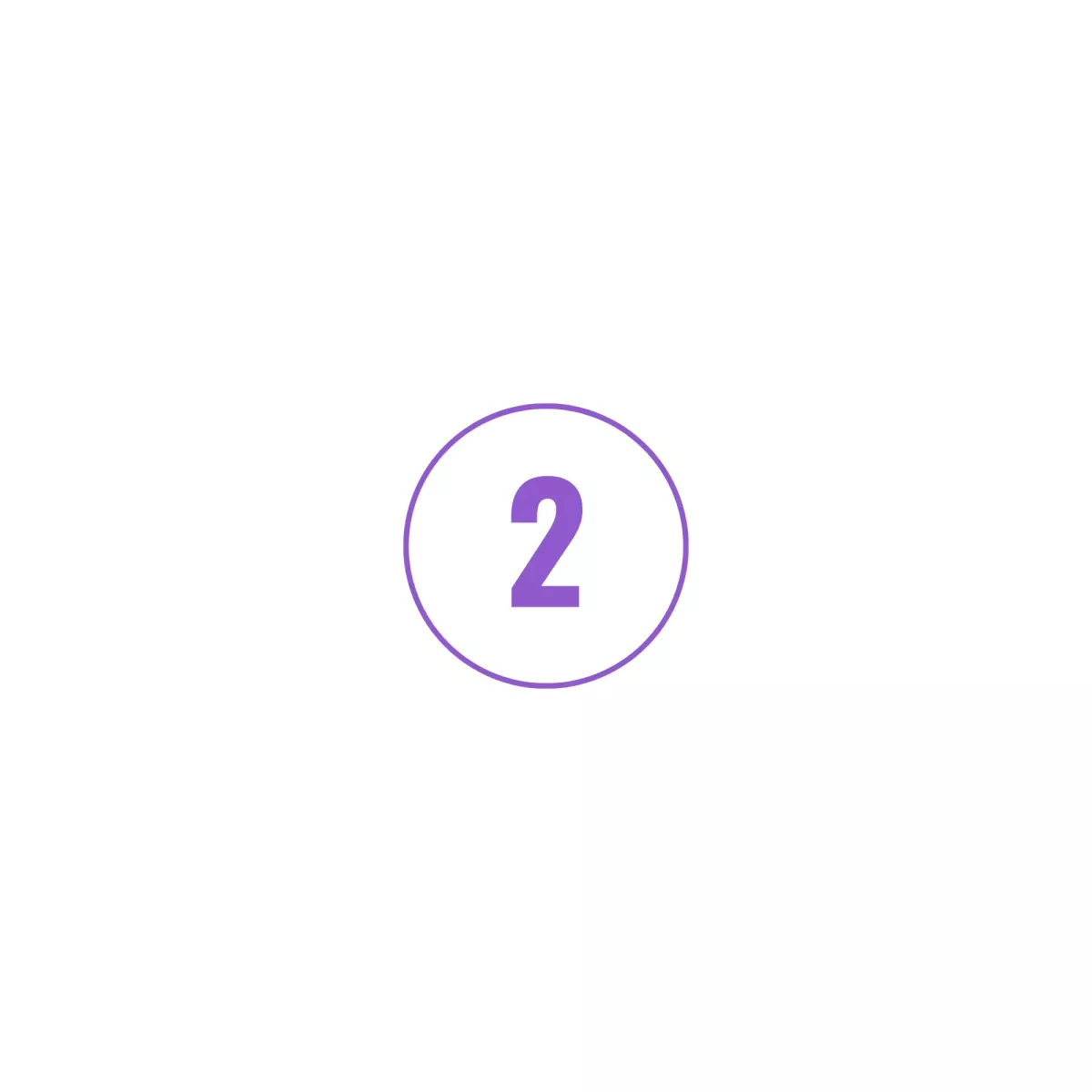 Zweiter Schritt im Einzelsetting Die Zahl Zwei weist auf den zweiten Schritt hin in der sexualpädagogischen Beratung im Einzelsetting; es geht ums Vertiefen der Themen.