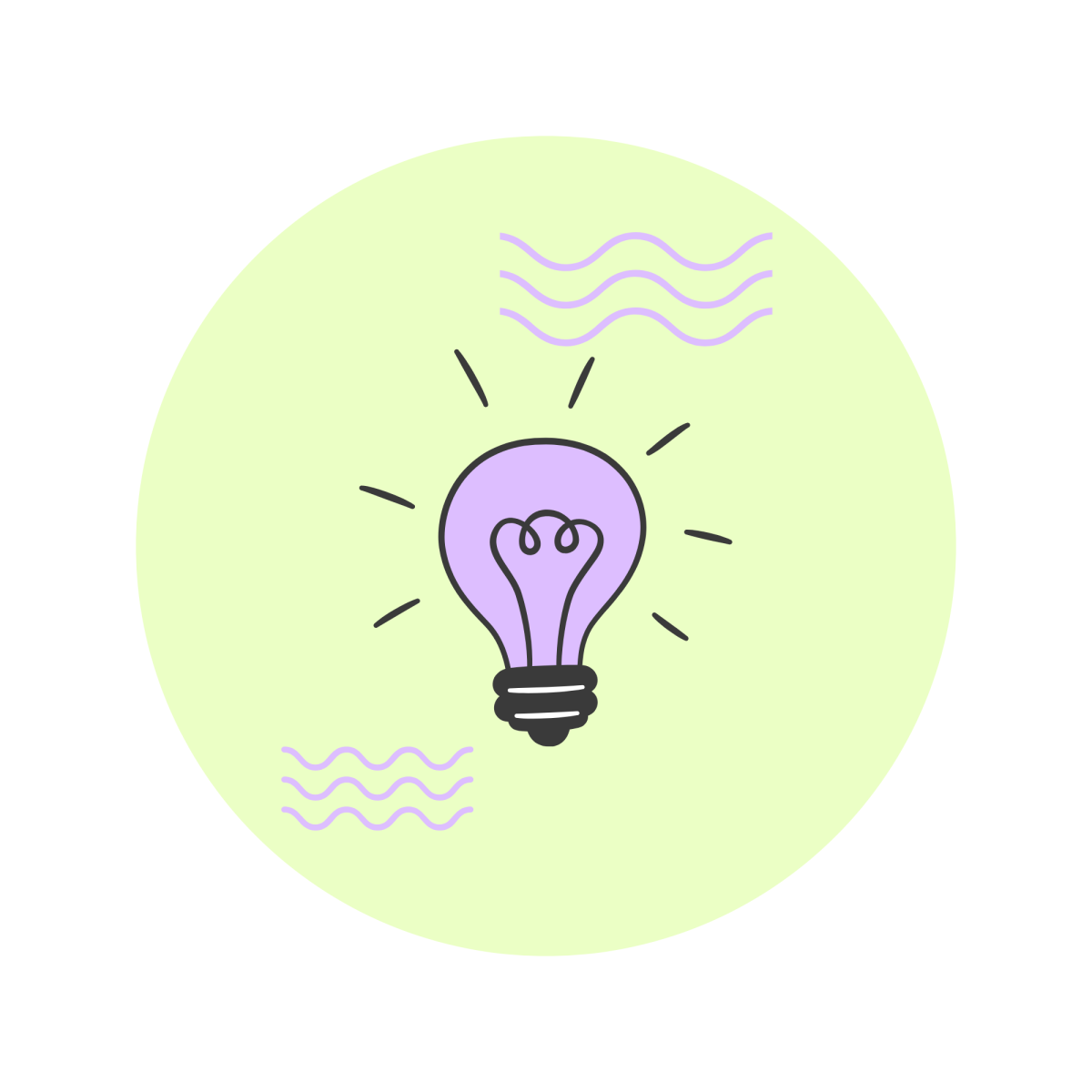 Angebote anassen oder erweitern Eine Glühbirne weisst darauf hin, dass weitere innovative Ideen möglich sind und weitere Angebote kreiert werden könnten.